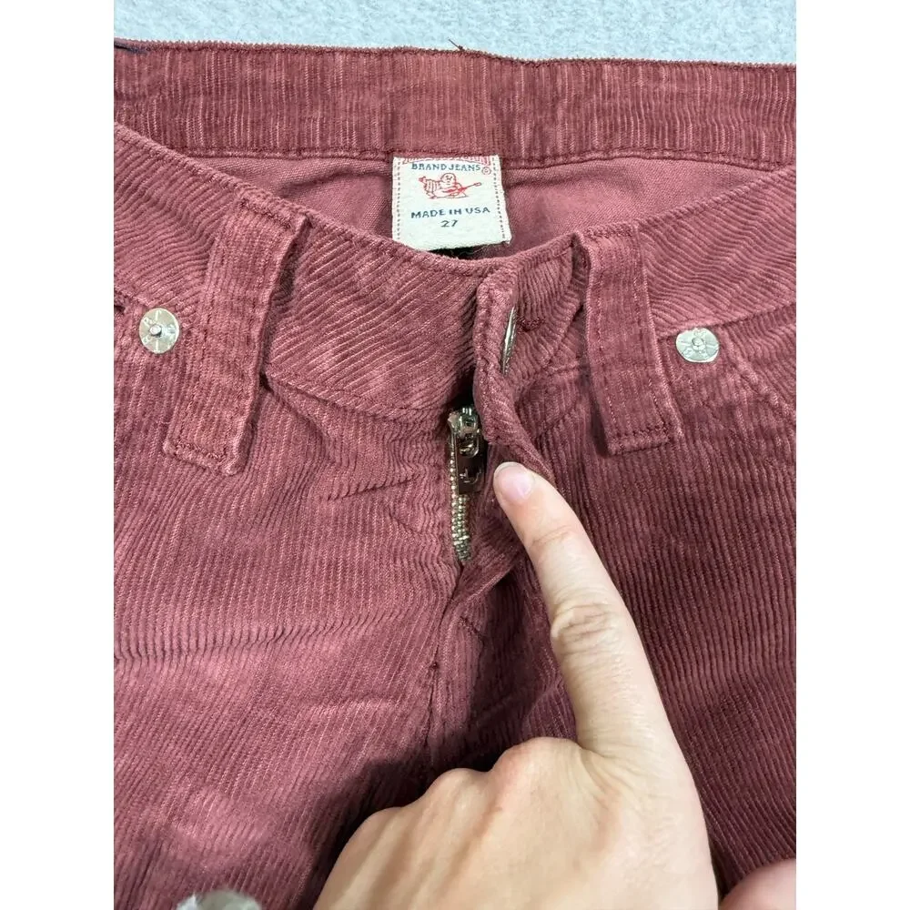 True Religion Womens Size 27 Skinny Corduroy Pants - Picture 8 of 9